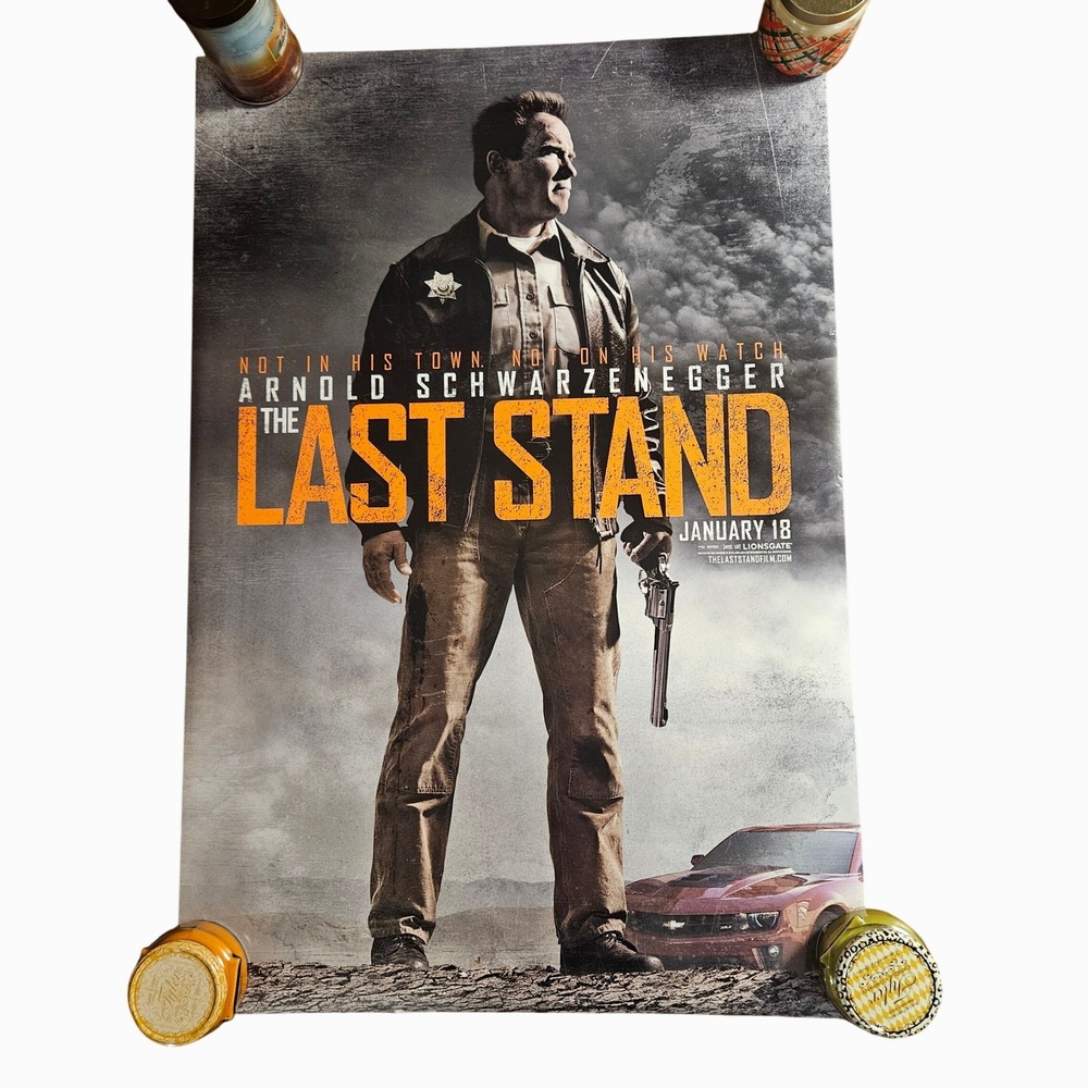 The Last Stand 2013‎ Original Promo Movie Poster 27x40 Arnold Schwarzenegger D/S